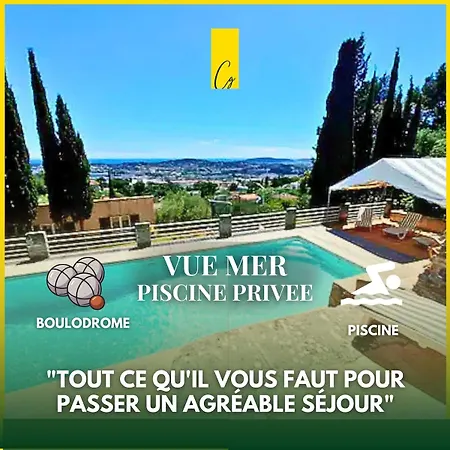 Escartefigue Piscine Privee Vue * Toulon